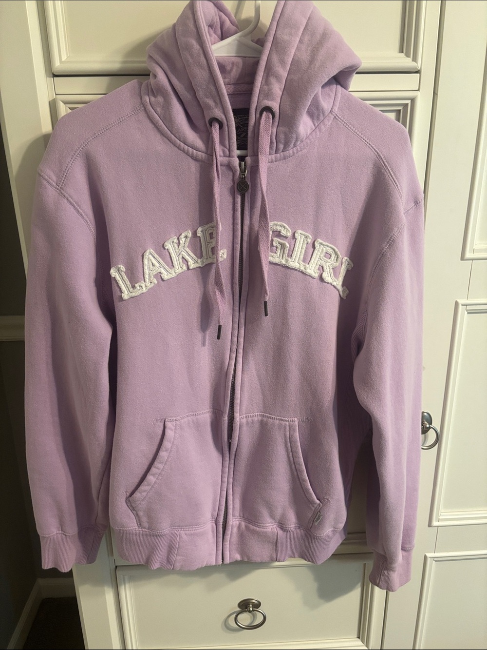 Lake Girl Lavender Zip-Up Hoodie Jacket